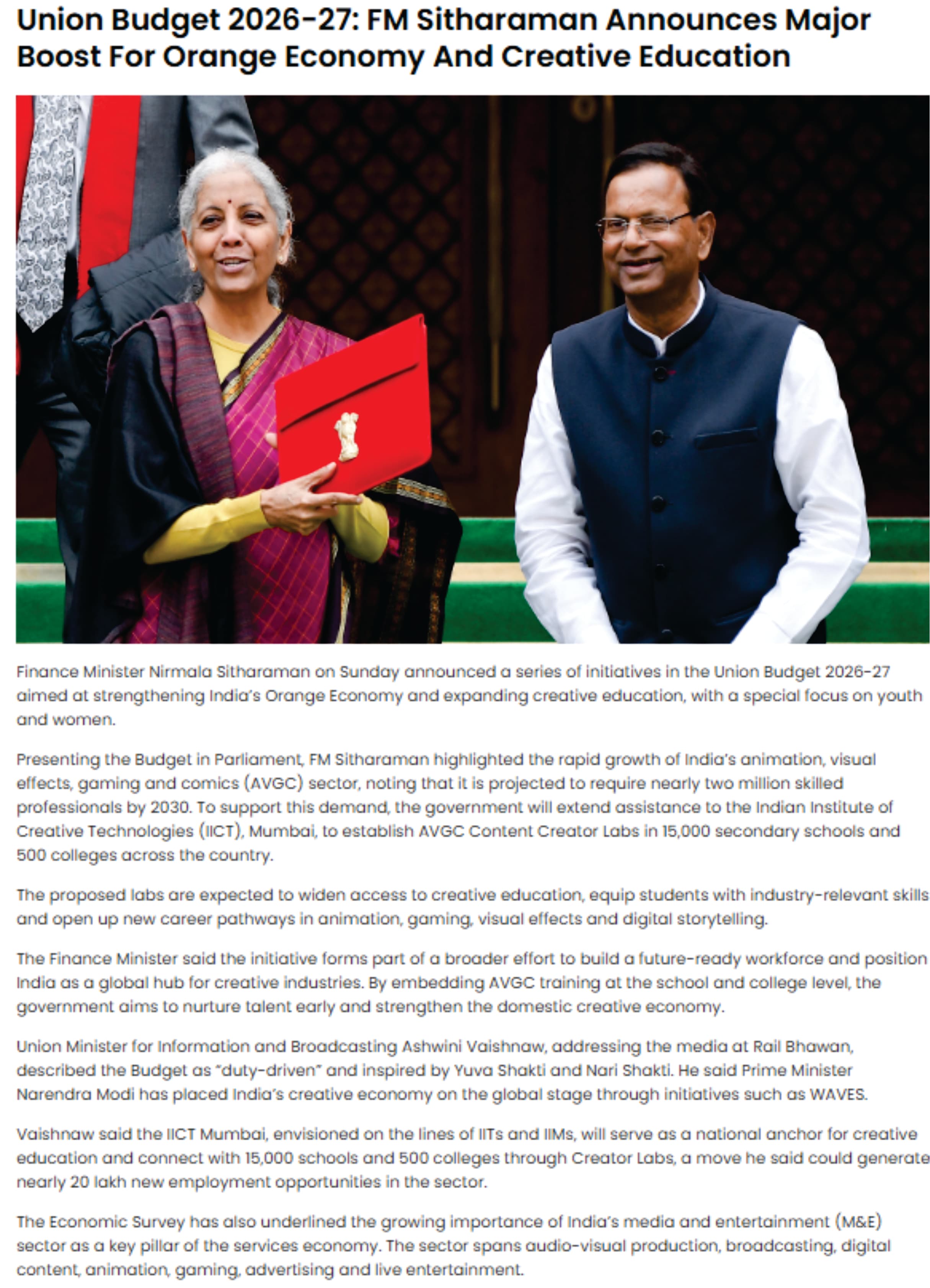 FM Sitharaman